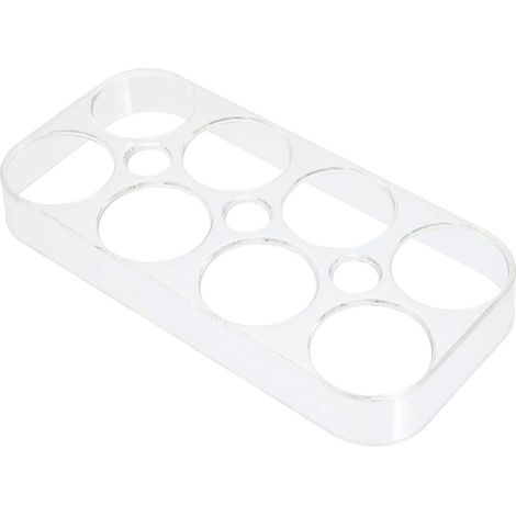 Caja Para Huevos - Acrylico Transparente - 8 Unidades - Para Refrigerador O Encimera (1/5)