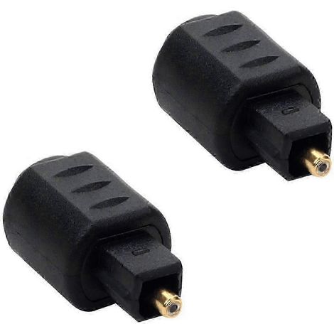 Adaptateur audio de haute qualité avec mini-prise femelle 3,5 mm vers connecteur Toslink mâle, compatible avec les adaptateurs audio optiques pour une qualité sonore claire et une large compatibilité. (1/5)