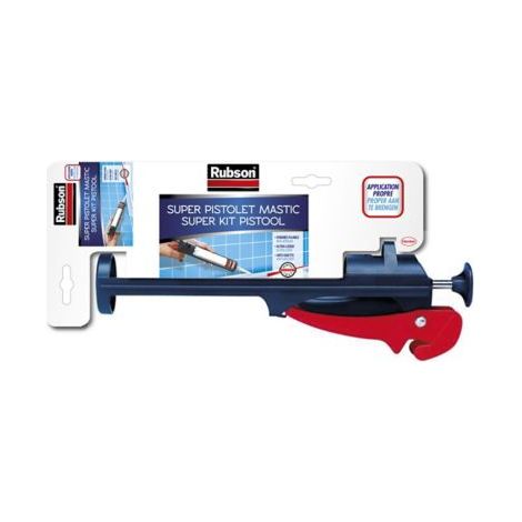 Rubson Super pistolet extrudeur pour mastic, léger et pliable, facile à utiliser pour une application précise