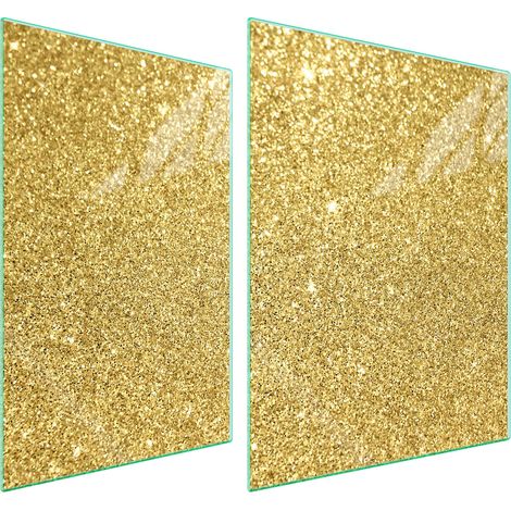 PLACA PROTECTORA DE VIDRIO PARA ESTUFA 70x52 ORO (1/5)