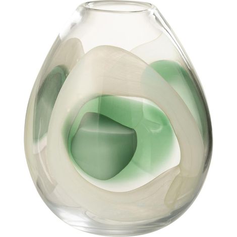 Vase Design en Verre "Livy" 25cm Multicolore
