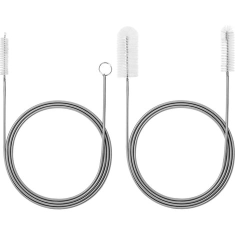 2 pièces Bosse de Nettoyage Flexible, Tuyau Bosses de Nettoyage, utilisée pou Nettoyage Aquaium, Tou de vidange de éfigéateu, Nettoyage d'évie, 155 cm (1/4)