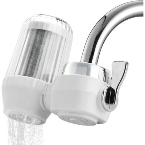 Filtre à eau pour robinet,Filtre de robinet pour la maison,réduit le chlore,le sable et les odeurs,filtre purificateur de robinet double mode (1/5)