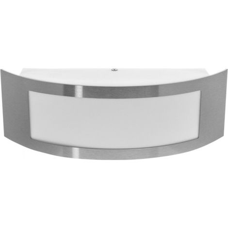 Lampe murale Jamor 1xe27 Acier inoxydable 9.5x30.5 de FABRILAMP.