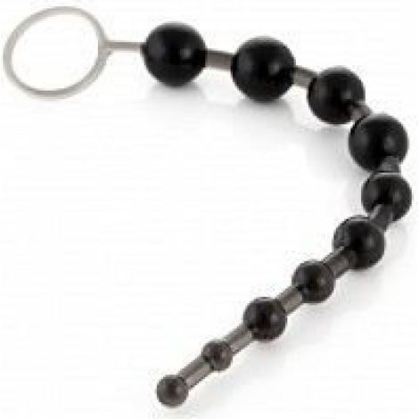 Chapelet - X-10 - Souple - Noir - Flexible - Anneau de prise en main