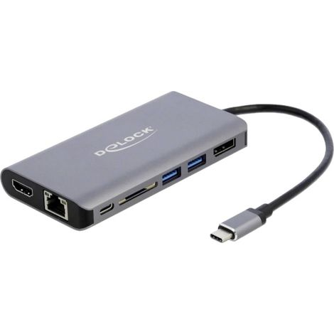 Delock 87683 Station daccueil USB-C® Adapté aux marques (stations daccueil pour ordinateurs portables): universel (1/3)