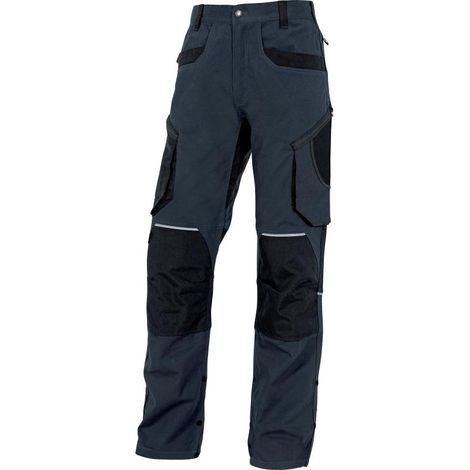 PANTALON DE TRAVAIL DELTA PLUS MACH ORIGINALS EN COTON / ELASTHANE BLEU MARINE - MOPA2BM0 42/44 (L) (1/5)