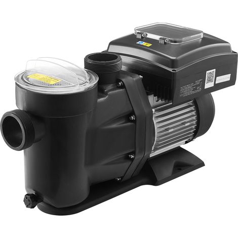 Mophorn Schwimmbadpumpe mit variabler Drehzahl, 26.000 L/h, 1.100 W Leistung, 15 m Förderhöhe, selbstansaugend mit Filterkorb, programmierbare Timer-Funktion, geeignet für Einbau- und Aufstellpools (1/5)