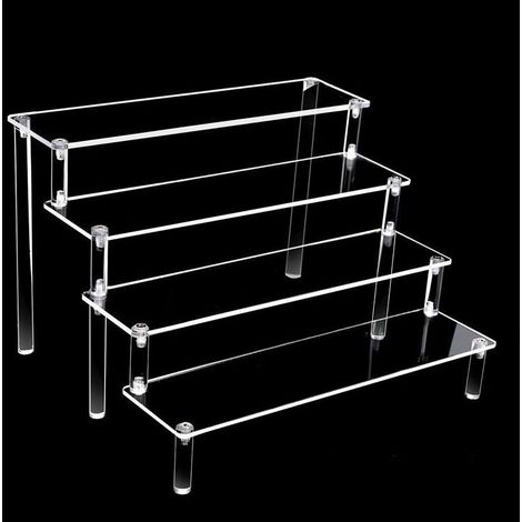 Présentoir d'artisanat cosmétique à la maison transparent R17-quatre modèles conventionnels de 40 cm (1/5)