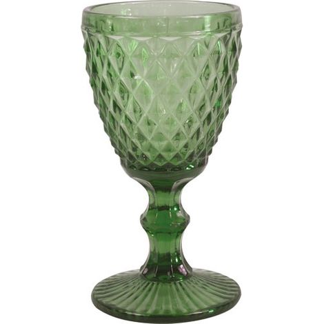 Diamante Verde - 6 copas de pie de 20 cl