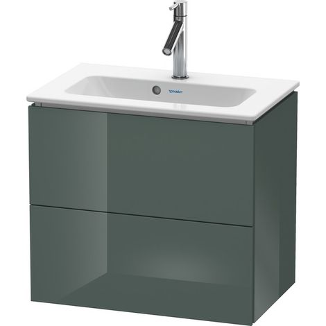 DU WTU Compact L-Cube 550x620x391mm 2 Schubkästen, Dolomiti Grey Hochglanz (1/4)