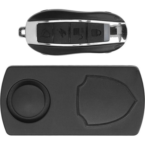 Alarme antivol 115 dB pour moto, scooter électrique ou vélo, avec détecteur de mouvement et vibrations. Équipée de 3 sonneries et étanche. Compatible avec les modèles à vibrations. (1/5)