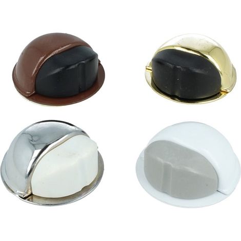 Stilvolle Türpuffer us Metall Türstopper Bodentürstopper Türenschutz Chrom (1/5)