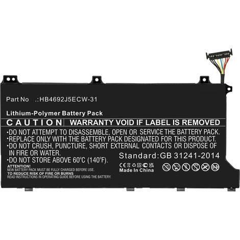 Batteria CoreParts 34,20 Wh Li-Polymer 11,4 V 3000 mAh Nera 6N6E6AAABB, mbxlp-BA0015