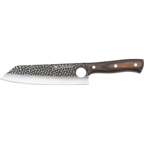 Zassenhaus M070965 HUNTER Coltello da Cucina Lama 19 cm Manico in Legno di Pakka Fodero in Pelle colore Marrone