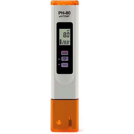 Testeur De Ph Numérique Temp/PH Mètre 0.014.0 Haute Précision Qualité De l'eau pH Testeur Hydrotesteur for Boire Hydroponique Aquarium Piscine des Tests PréCis (1/5)
