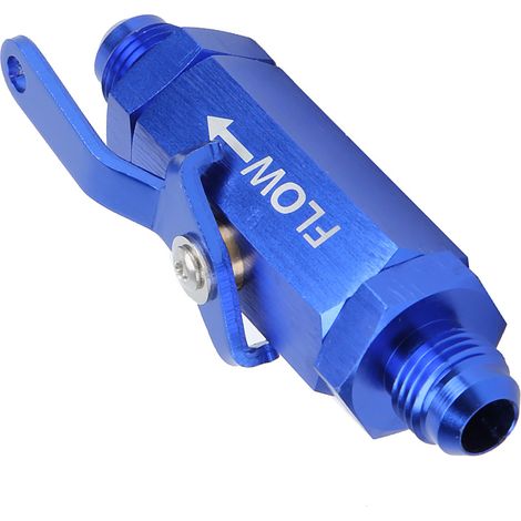 Tuyau de carburant AN6 - Clapet anti-retour CNC Y972 -6AN pour arrêt moteur, bleu (1/3)