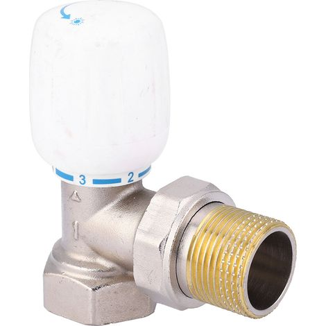 Robinetterie Thermostatique - Raccord Coudé En Laiton - Filetage BSPP Mâle - DN25 - Pour Installation Chauffage (1/5)