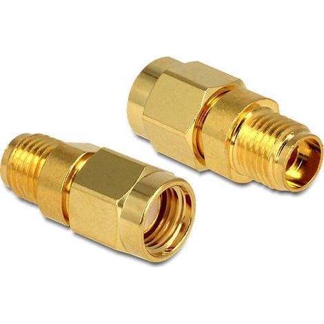 Delock adaptador rp-sma macho  sma hembra