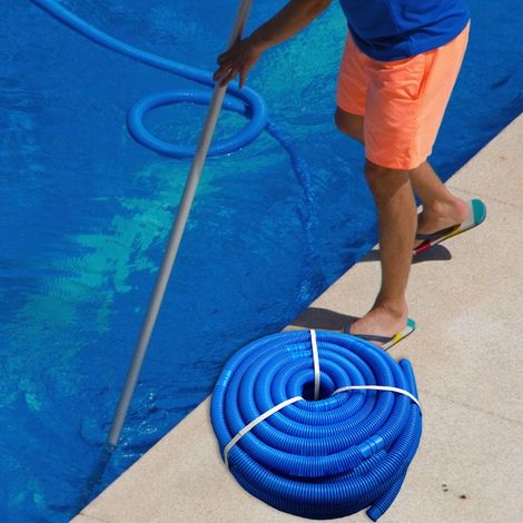 Tuyau de Pool Flexible, Pompe à Eau, 5m x 32mm, Résistant à l'eau Chlorée, UV, Durable (1/5)