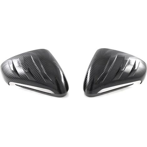 Cubiertas de espejo retrovisor de fibra de carbono ABS de 2 piezas para SEAL 2022, protector de espejo retrovisor contra arañazos