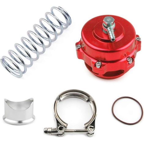 50-mm-Auslassventil, BOV-Turbinenentlüftungsventil, rot (1/5)