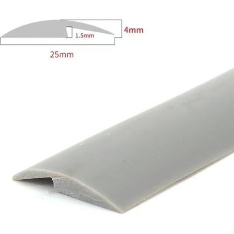 1 m x 3,5 cm - Profilé de seuil de porte autocollant - Rampe de seuil de porte composite - Profilé de seuil et de transition de porte renforcé (1/5)