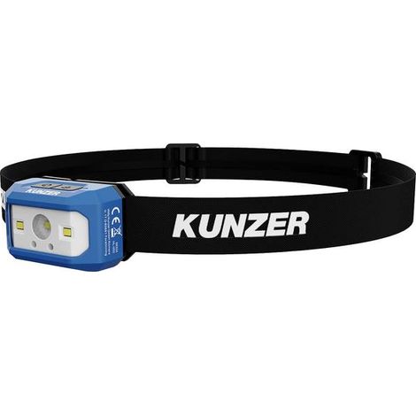 Kunzer HL-002 LED (monocolore) Lampada da lavoro a batteria ricaricabile 300 lm, 240 lm, 120 lm