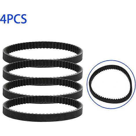 Kit de remplacement de 4 brosses de courroie d'entraînement nervurées 3M-201-6.5 pour aspirateur vertical Hoover H 500. Pièces détachées pour la réparation. (1/5)