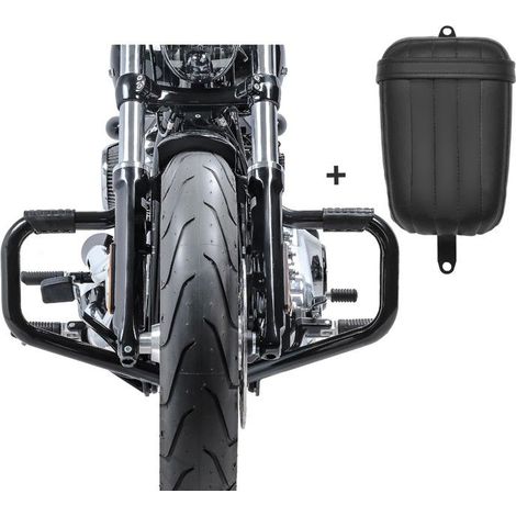 Set di parafanghi Carter per Harley Softail Standard 20-25 + Sella passeggero S-AD1 (1/4)