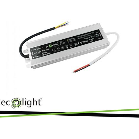 Alimentatore LED stagno 100W 12V IP67 Ecolight EC79610