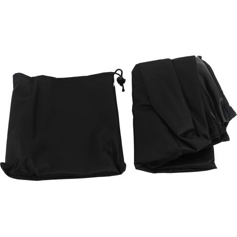 Outdoor-TV-Abdeckung aus 600D Oxford-Gewebe, wasser- und wetterbeständiger Bildschirmschutz für Schwarz. (1/2)