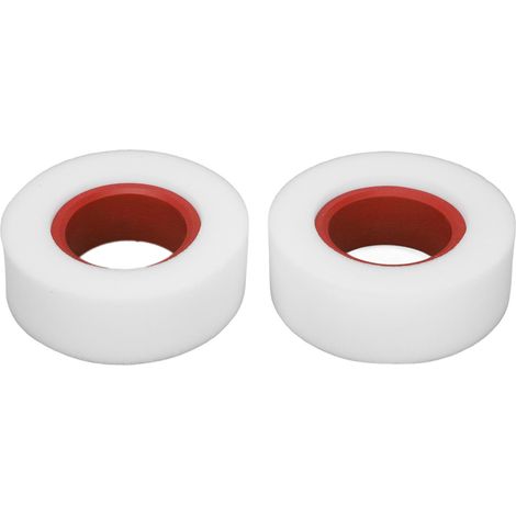 2 pièces Mousse pour Pneus RC Double Densité Souple, Accessoires de Remplacement pour Pneus 2.2 Pouces 1/10 1/8 RC Crawler Rouge