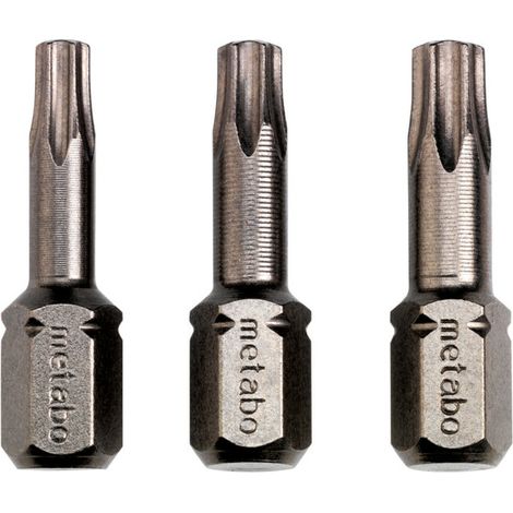 3 embouts Torx TX 15/ 20/ 25 Torsion metabo (1/2)