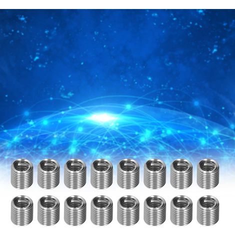 100 Pièces Raccords Filetés Mâle Femelle Réducteurs Écrous de Réparation Outil Fixation Acier Inoxydable M6x12D (1/5)