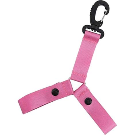 Porte-pompons à sangle ajustable, léger et portable, avec cordon, accessoires de cheerleading, facile à utiliser, rouge amélioré (1/5)