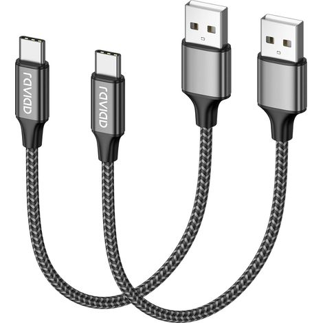 Cable USB C Charge Rapide 3.1A [0.15M] Câble USB vers USB C Nylon (1/5)