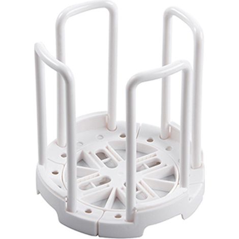 JANMIR-Support de rangement rétractable pour ustensiles de cuisine blancs, porte-bols et porte-tasses. (1/5)