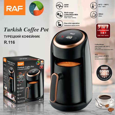 Cafetière turque aux normes européennes - Bouilloire résistante aux hautes températures - Cafetière - Machine à thé visuelle - Machine à café (1/5)