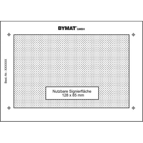 schweisskraft Langzeitschablone DIN A6 128 x 85mm Kunststoffr. (1/2)