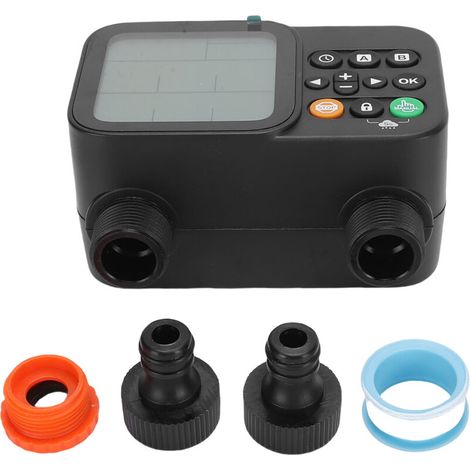Arroseur Automatique à Double Sortie avec Minuterie pour Jardin Irrigation Programmable (1/5)