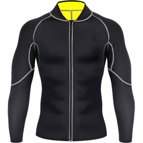 Atmungsaktive, elastische Taucherjacke für Herren mit langen Ärmeln, Größe L (1/5)