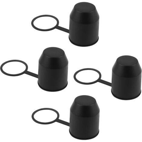4pcs Cache Boule Attelage, Protège Boule d'Attelage Couverture d'Attelage à Boule Ø 52 Mm Accessoire d'Attelages Pour Remorque Pour Contre l'Abrasion Et La Saleté (1/5)