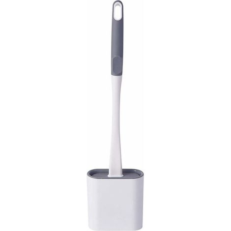Housse en silicone grise pour brosse et support de brosse WC.-AquaForge (1/5)
