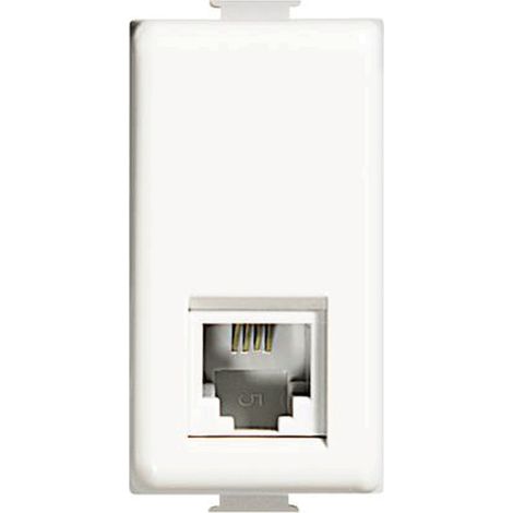 Am5958/11N Conector Telefónico RJ11 K10 Blanco Mate