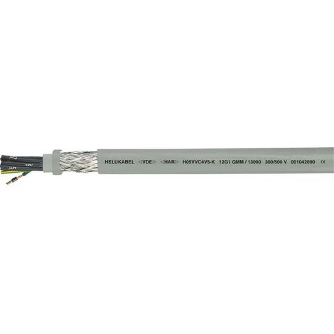 HELU H05VVC4V5-K (NYSLYCYÖ-JZ) Cavo di controllo e comando 4 G 2.50 mm² Grigio 13110 100 m