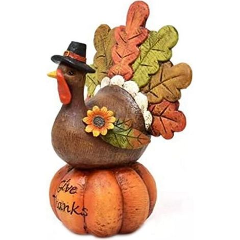 Decorazione da tavola per il Ringraziamento, statuetta autunnale, decorazione da tavola per la cucina di casa (1/4)
