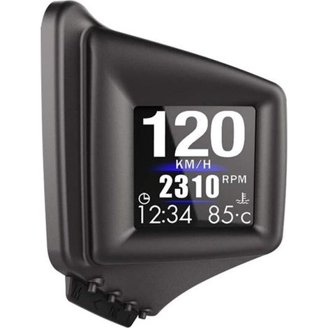 Compteur de Vitesse, Affichage tête Haute pour Voitures OBD, Compteur de Vitesse GPS, affichage tête haute KMH/MPH pour Toutes les Voitures (1/5)