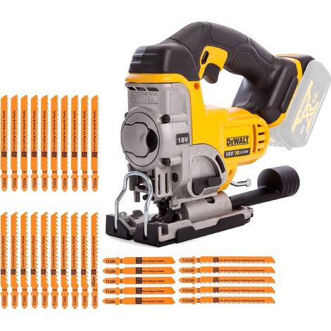 DeWalt DCS331N XR Cordless Jigsaw Li-ion 18 Volt Bare Unit DCS331 + 30 Blades