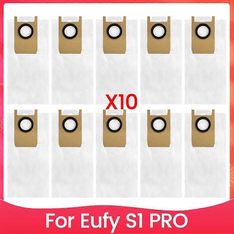 10PCS Sac à poussière Kit pour S1 Pro Robot Aspirateur and Serpillière Accessoires de remplacement Advanced Filtration Tech (1/5)